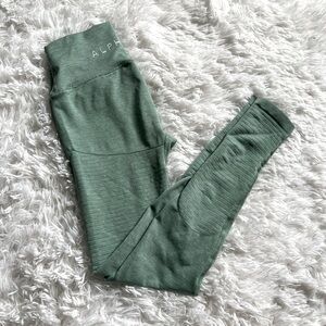 Alphalete Green contour leggings size small